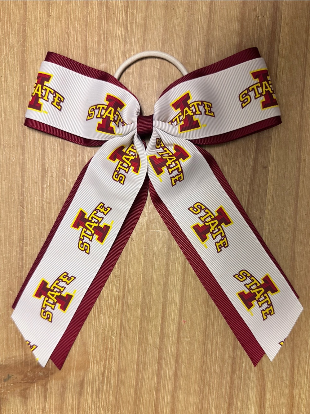 Girls ISU Cyclones Hair Bow